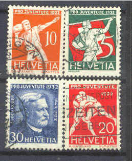 Switzerland B61-64/ used Pro Juventute SCV14.80