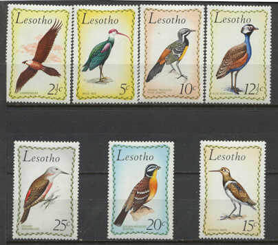 Lesotho Mi.105-11 MNH Birds