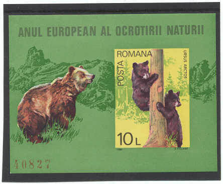 Romania Mi.bl.168 MNH s/s Bears