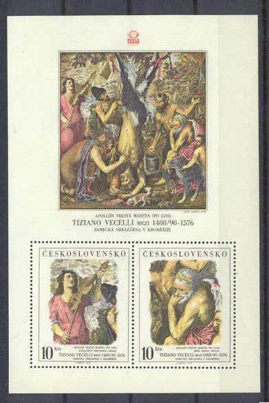 Czechoslovakia 2197 MNH m/s Painting(Tizian)