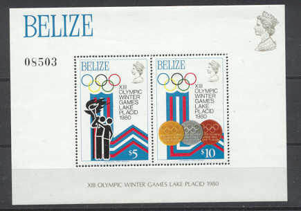 Belize 469 MNH s/s Olympic-80 SCV12
