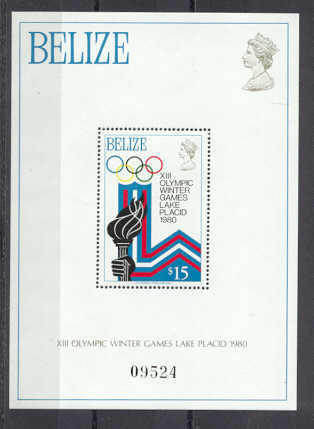 Belize 470 MNH s/s Olympic-80 SCV12