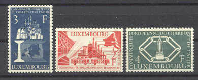 Luxembourg 315-17 MNH Steel Community SCV55