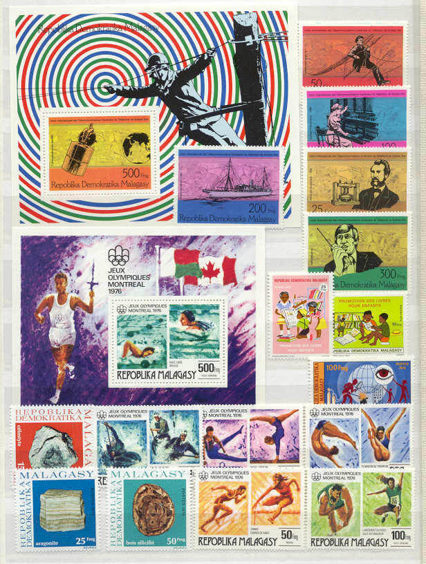 Malagasy 543-60 MNH lot SCV38.60