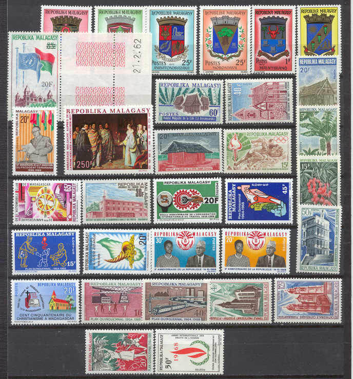 Malagasy 408-39/ MNH lot SCV21.25