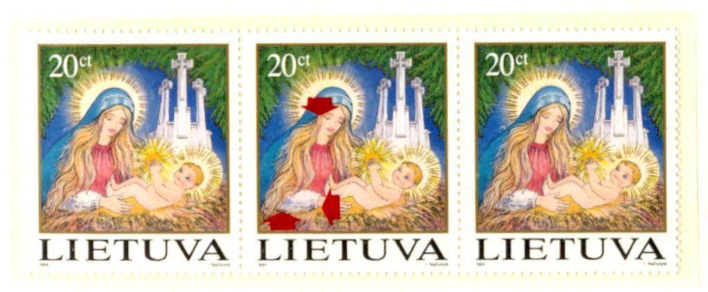 Lithuania Mi.572/ MNH /plate error