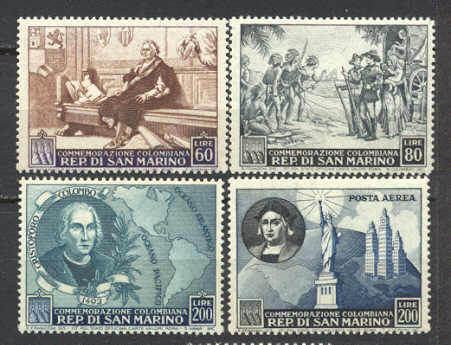 SanMarino 317-19/C80 MNH Columbus