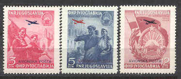 Yugoslavia Mi.575-77 MNH Aviation