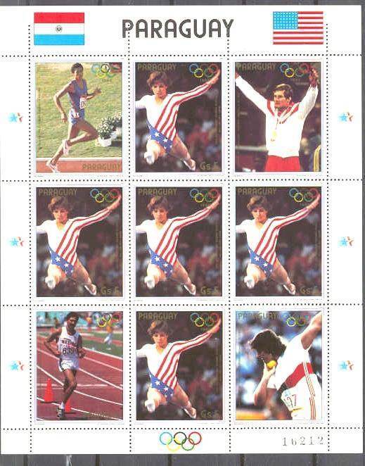 Paraguay Mi.3830 MNH m/s Olympic-84