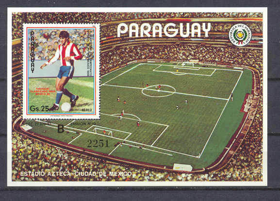 Paraguay 2173 MNH s/s Football-86 SCV17