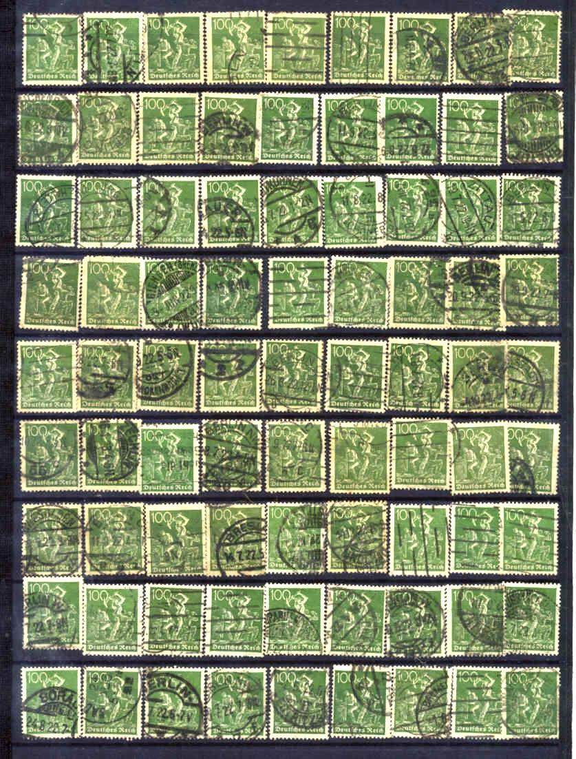 Germany(Reich) Mi.167/187/used/81x(2)