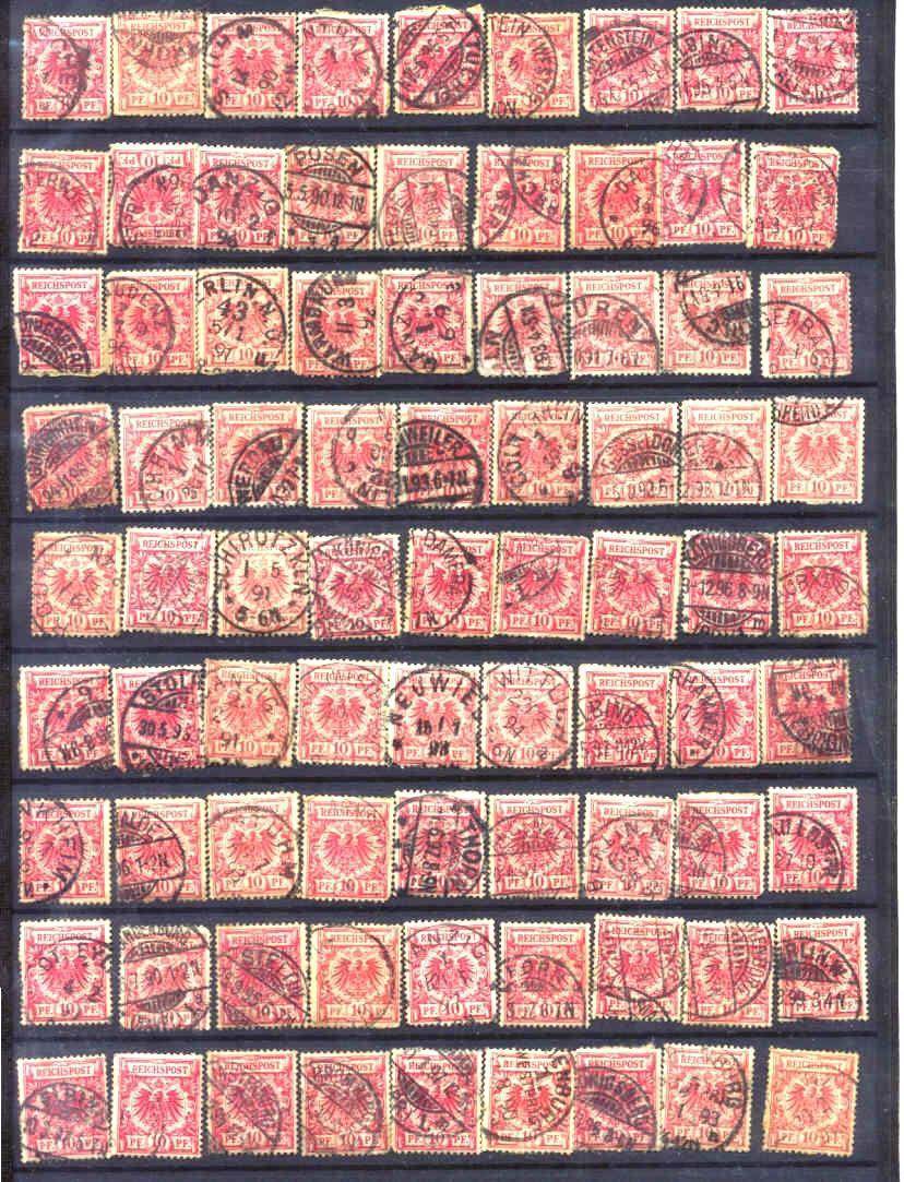 Germany(Reich) Mi.47/used/81x/poor condition