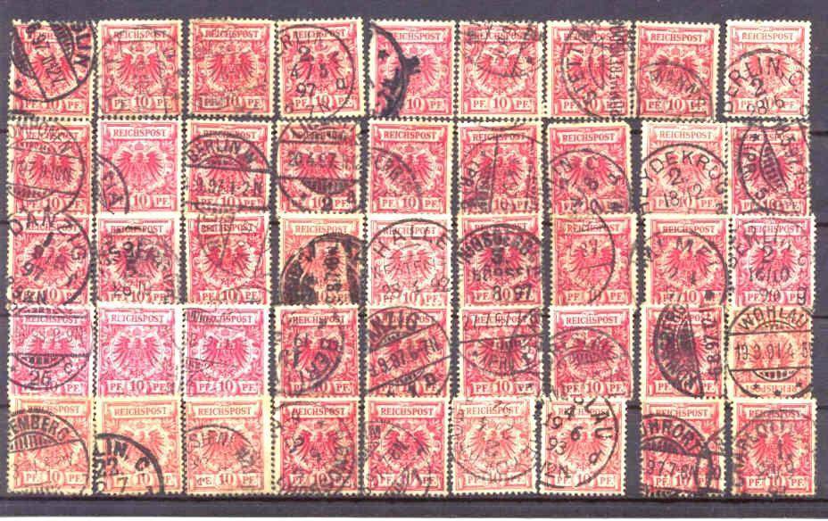 Germany(Reich) Mi.47/used/45x (9)