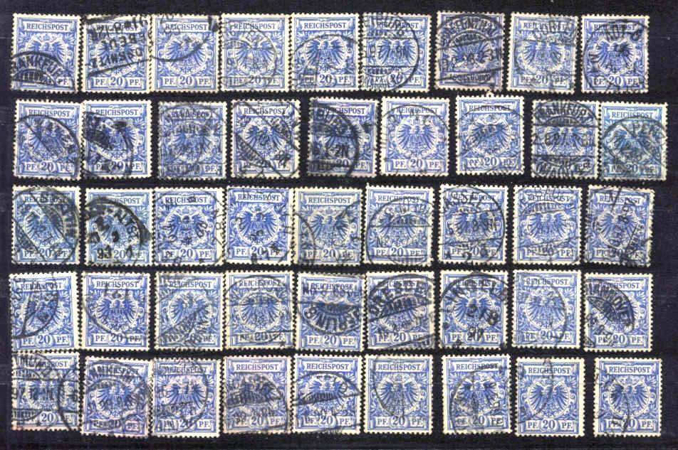Germany(Reich) Mi.48/used/45x (5)