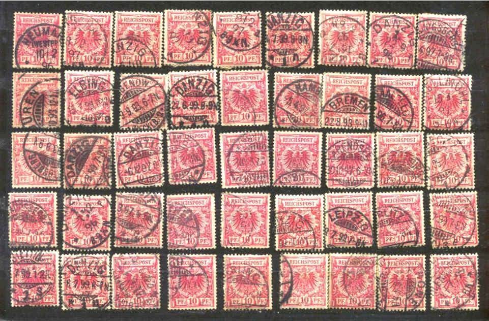 Germany(Reich) Mi.47/used/45x (20)