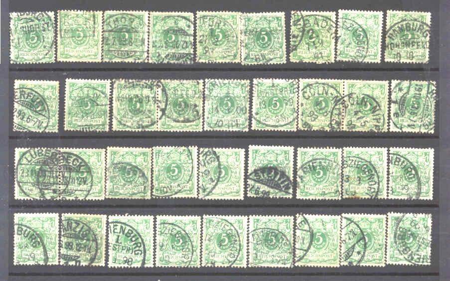 Germany(Reich) Mi.46/used/36x (7)