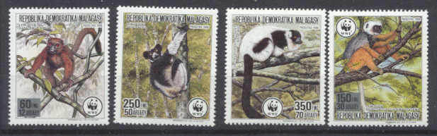 Malagasy Mi.1110-13 MNH WWF-88