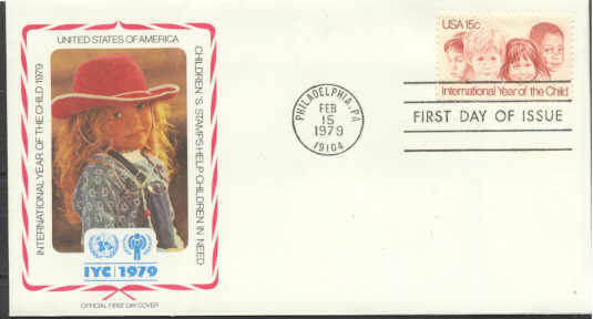 USA 1772/ FDC Children year