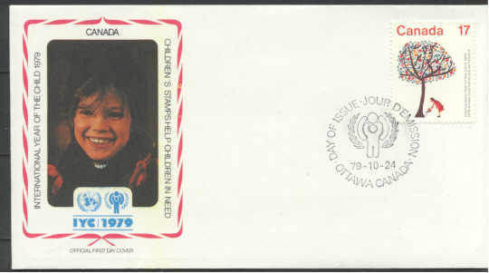 Canada 842/ FDC Children year