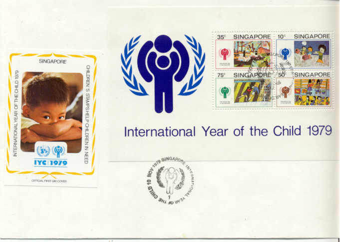 Singapore 332a/ FDC Children year