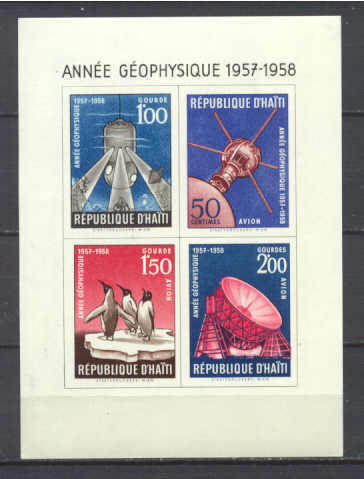 Haiti C121a MNH s/s Space/Penguins