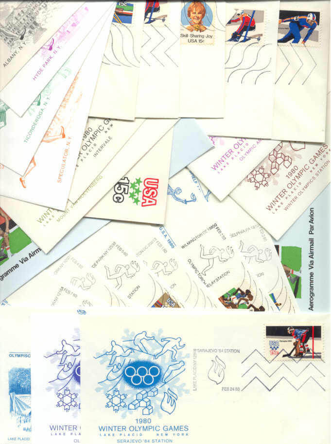 USA 51 covers/cards Olympic-80