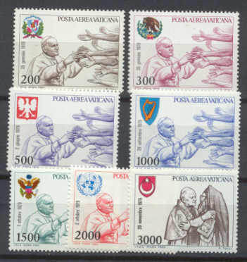Vatican C66-72 MNH J.Paul II SCV9.50
