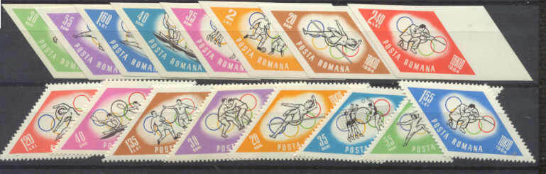 Romania Mi.2309-24 MNH Olympic-64