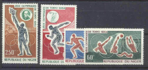 Niger Mi.79-82 MNH Olympic-64