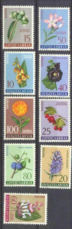 Yugoslavia Mi.943-51 MNH Flowers