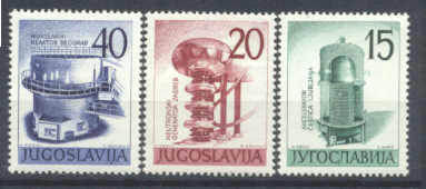 Yugoslavia Mi.927-29 MNH Nuclear energy