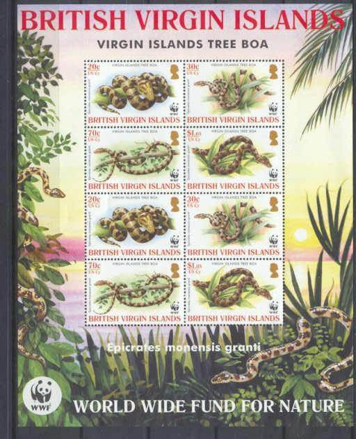 Virgin isl. 1054a MNH m/s WWF-05 SCV9