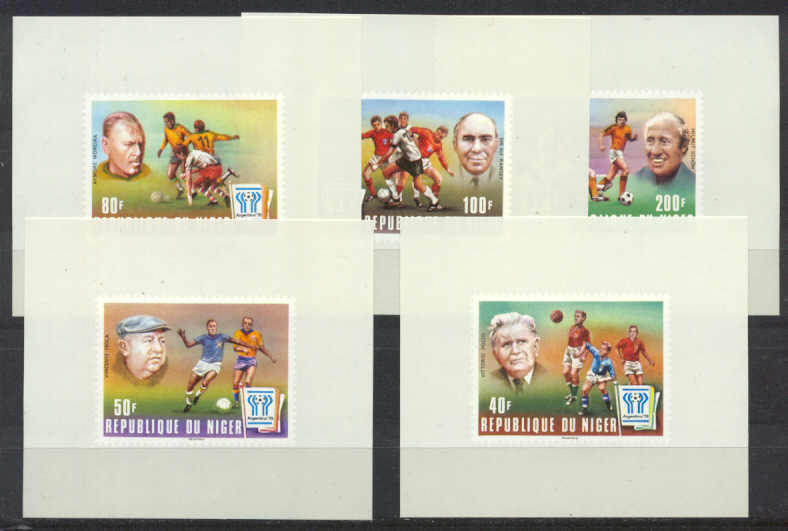 Niger 412-16 MNH s/s Football-78