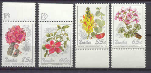 Namibia 762-65 MNH Flowers SCV2