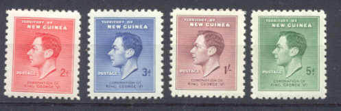 New Guinea 48-51 MNH George VI SCV2.50