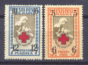 Estonia B13-14 MH Red Cross SCV7.50
