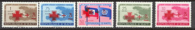 Haiti B4-5/CB10-12 MNH Red Cross SCV3.35