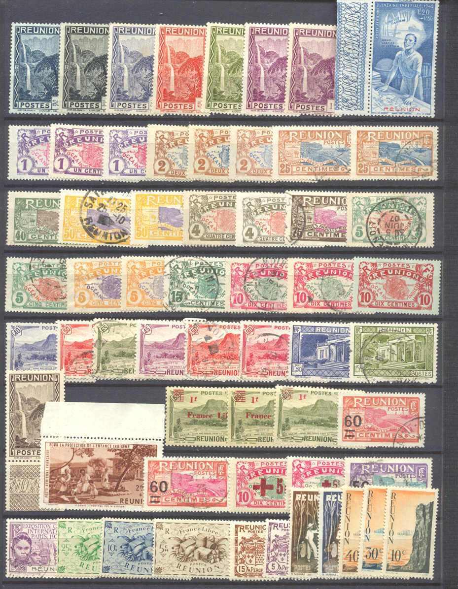 Reunion 59 mint/used values pre-1950