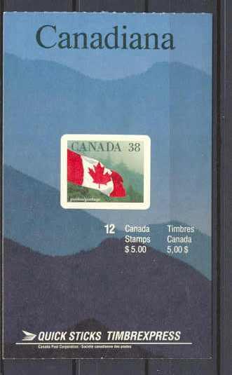 Canada 1191a MNH booklet Flag SCV18