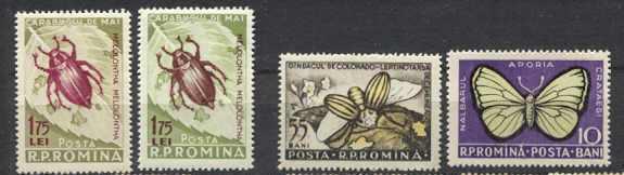 Romania 1103-06 MNH Insects SCV24.25