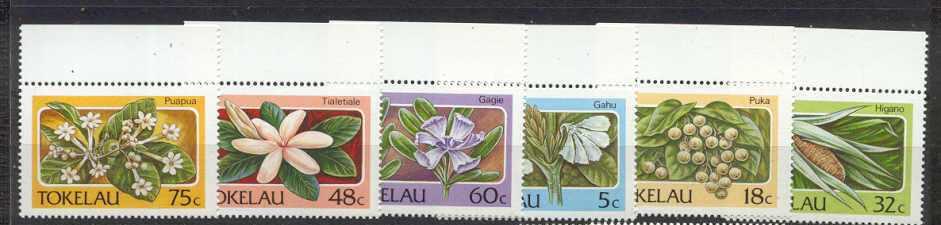 Tokelau 138-43 MNH Flora SCV7.70