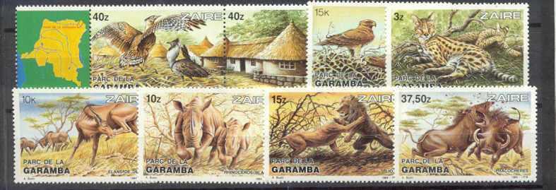 Zaira 1131-38 MNH Animals SCV24.35