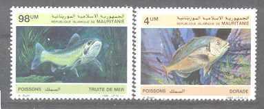 Mauritania 614-15 MNH Fishes SCV4.95