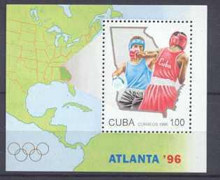 Cuba 3670 MNH s/s Olympic-96/Boxing SCV3