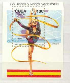 Cuba 3388 MNH s/s Olympic-92 SCV3.50