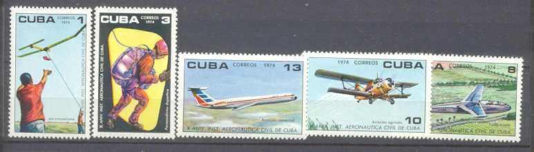 Cuba 1925-29 MNH Aviation SCV4.10