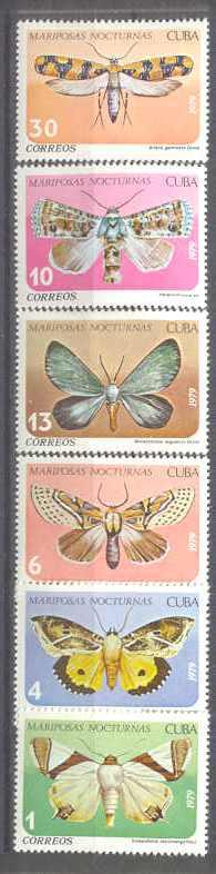 Cuba 2256-61 MNH Butterflies SCV4