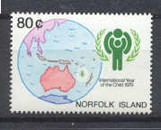Norfolk Mi.233 MNH Children year