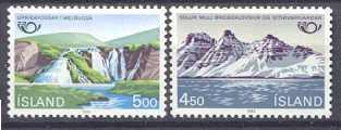 Iceland 571-72 MNH Nordic cooperation SCV2.40