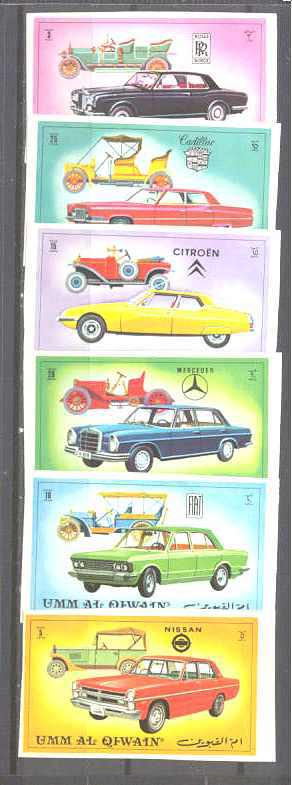 Umm Al Qiwain Mi.637-41B MNH Cars